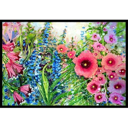 Carolines Treasures Carolines Treasures PJC1107JMAT Easter Garden Springtime Flowers Indoor & Outdoor Mat; 24 x 36 in. PJC1107JMAT
